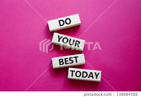 Do Your Best Today symbol. Concept words Do Your Best Today on wooden blocks. Beautiful bright red background. Business and Do Your Best Today concept. Copy space. Do Your Best Today symbol. Concept words Do Your Best Today on wooden blocks. Beautiful bright red background. Business and Do Your Best Today concept. Copy space. 138084388