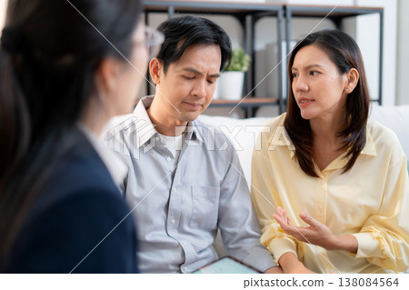 Asian couple therapy counseling and relationship support, mental health. Asian couple therapy counseling and relationship support, mental health. 138084564