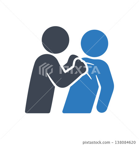 Physical Assault and Violence Icon Physical Assault and Violence Icon 138084620