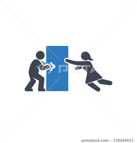 Barriers to Freedom Icon Barriers to Freedom Icon 138084651