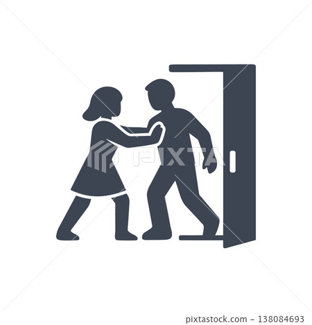 Forced Entry and Intrusion Icon Forced Entry and Intrusion Icon 138084693