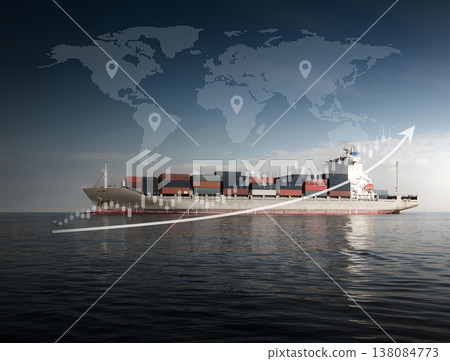 Cargo ship Cargo ship 138084773