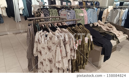 Noida , india - picture of clothes store DLF mall in noida sec -18 march 15 2026 Noida , india - picture of clothes store DLF mall in noida sec -18 march 15 2026 138084824