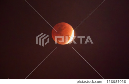 Lunar eclipse in Phuket, Thailand, march 3, 2026 138085038