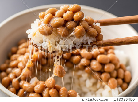 Natto rice Natto rice 138086490