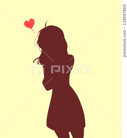 戀愛中的女人剪影 138087669