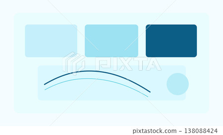 Abstract fintech dashboard background with framed sections, flowing paths, soft geometry and balanced digital layout for analytics product design use Abstract fintech dashboard background with framed sections, flowing paths, soft geometry and balanced digital layout for analytics product design use 138088424