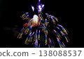 Rainbow-colored fireworks at the Sumida River Fireworks Festival - A colorful art of light that illuminates the Tokyo night sky. 138088537