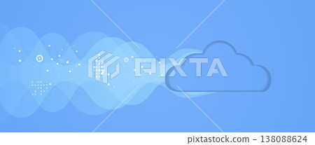 Cloud smart concept technology innovation background and network security Cloud smart concept technology innovation background and network security 138088624