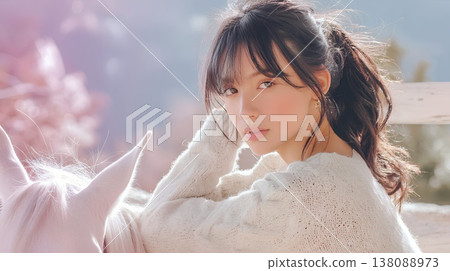 美麗的女人肖像 138088973