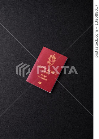 Norway passport, Norwegian visa for international travel and vacation. Norwegian passport 138089017