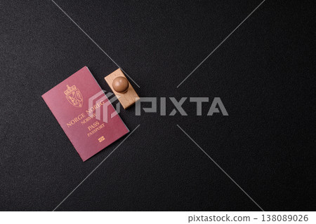 Norway passport, Norwegian visa for international travel and vacation. Norwegian passport Norway passport, Norwegian visa for international travel and vacation. Norwegian passport 138089026