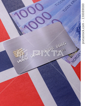 A credit card for contactless cashless payments via a terminal or online. A credit card A credit card for contactless cashless payments via a terminal or online. A credit card 138089080