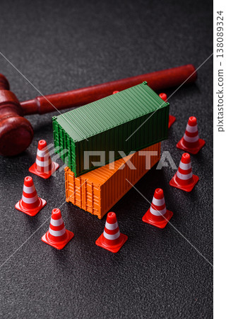 The cargo container ban as a conceptual backdrop for the export. The cargo container embargo 138089324