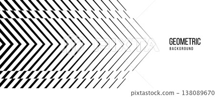 Corner Stripe transition geometric background. Angular lattice backdrop. 138089670