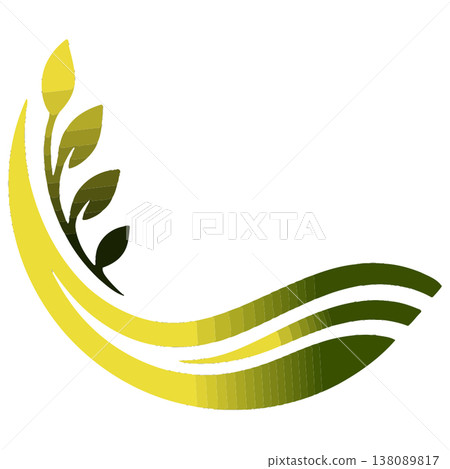 Abstract Green Leaf and Field Agriculture Logo Design Abstract Green Leaf and Field Agriculture Logo Design 138089817