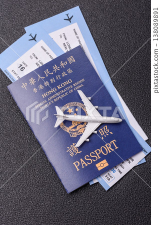 A Hong Kong passport, a document for travel, leisure, and work. A Hong Kong passport A Hong Kong passport, a document for travel, leisure, and work. A Hong Kong passport 138089891