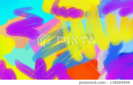 Abstract hand drawn colorful watercolor background Abstract hand drawn colorful watercolor background 138089999