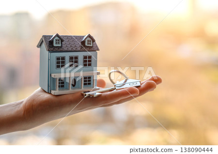 Real estate, a house or building for rent, purchase, or sale, concept. Real estate 138090444