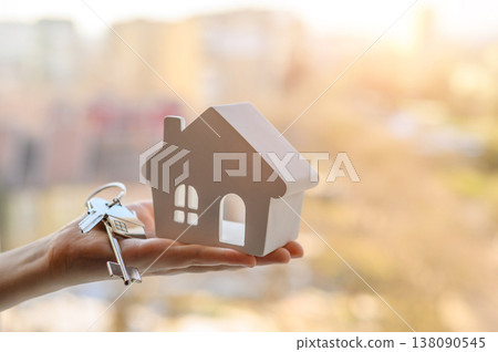 Real estate, a house or building for rent, purchase, or sale, concept. Real estate Real estate, a house or building for rent, purchase, or sale, concept. Real estate 138090545