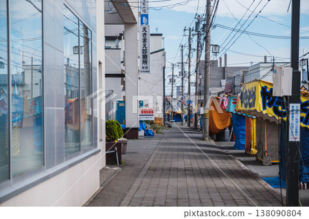 【稚內站前】日本最北端城鎮舉辦的夏季祭典場景。 【稚內站前】日本最北端城鎮舉辦的夏季祭典場景。 138090804