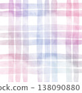 Pink Purple Gradient Plaid Gingham Madras Check Hand Drawn Background Pattern Overlay 138090880