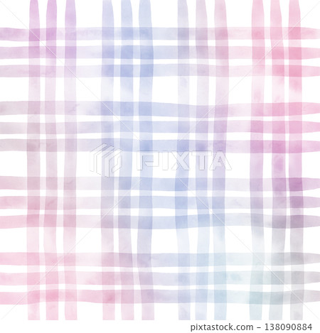 Pink Purple Gradient Plaid Gingham Madras Check Hand Drawn Background Pattern Overlay Pink Purple Gradient Plaid Gingham Madras Check Hand Drawn Background Pattern Overlay 138090884