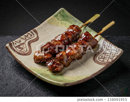 肝烤雞肉串 肝烤雞肉串 138091953