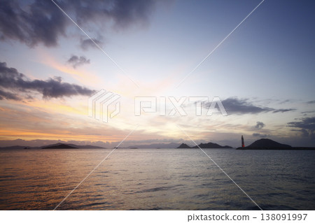 Seaside town of Turgutreis and spectacular sunsets. Seaside town of Turgutreis and spectacular sunsets. 138091997