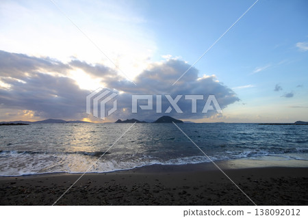 Seaside town of Turgutreis and spectacular sunsets.  138092012