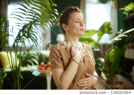 Deep Abdominal Breathing for Mindful Relaxation at Home Deep Abdominal Breathing for Mindful Relaxation at Home 138092864