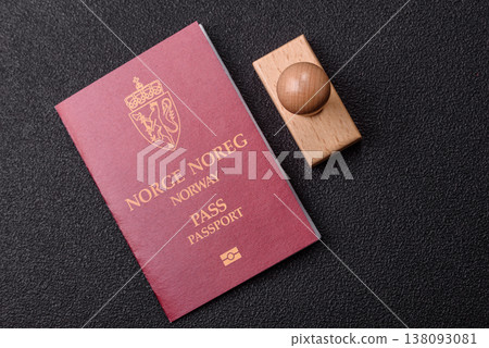 Norway passport, Norwegian visa for international travel and vacation. Norwegian passport Norway passport, Norwegian visa for international travel and vacation. Norwegian passport 138093081