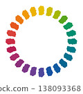 PCCS color wheel (24 colors) 138093368
