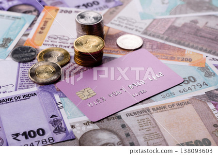 A credit card for contactless cashless payments via a terminal or online. A credit card A credit card for contactless cashless payments via a terminal or online. A credit card 138093603