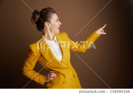 Confident Professional Directs Attention 138094166