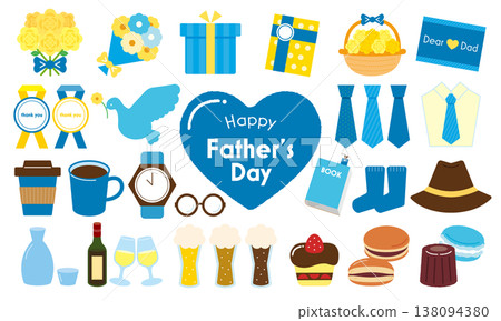 父親節圖示集 138094380