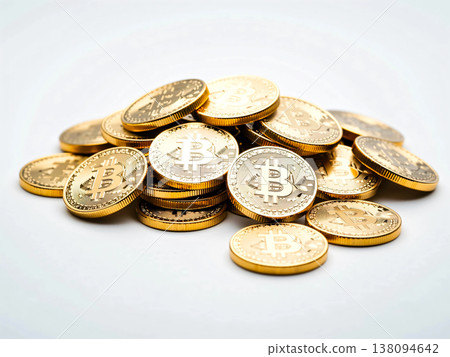 A lot of Bitcoin gold coins 138094642
