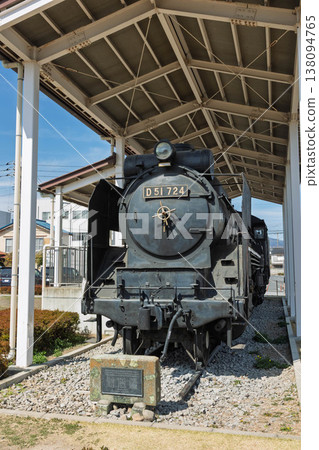 群馬縣澀川市車站前兒童公園裡的蒸氣機車 D51 724。 群馬縣澀川市車站前兒童公園裡的蒸氣機車 D51 724。 138094765