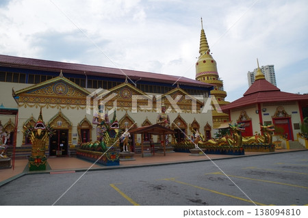 Reclining Buddha Temple, Penang Island, Malaysia Reclining Buddha Temple, Penang Island, Malaysia 138094810