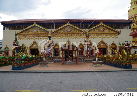 Reclining Buddha Temple, Penang Island, Malaysia Reclining Buddha Temple, Penang Island, Malaysia 138094811
