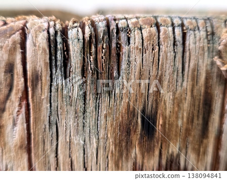 Board Texture Showing Age and Wear From Years of Exposure and Use in Outdoor Settings 138094841