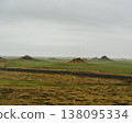 Volcanic craters of Alftaversgigar surrounded by green fields, South Iceland. 138095334