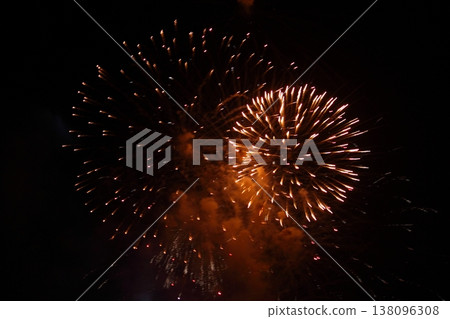 celebration and fireworks celebration and fireworks 138096308