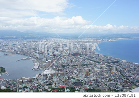 清晨,從北海道函館山眺望的景色 清晨,從北海道函館山眺望的景色 138097191
