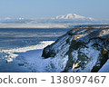 A scene of drift ice approaching the shore 138097467