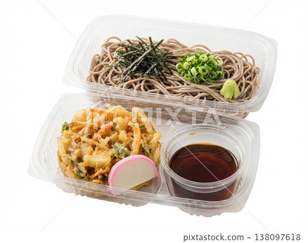 Convenience store bento (soba bento) 138097618
