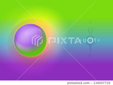 Colorful minimal liquid gradient abstract background with bright sphere Colorful minimal liquid gradient abstract background with bright sphere 138097726