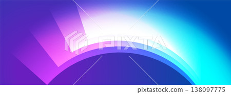 Blue purple glowing minimal geometric abstract background Blue purple glowing minimal geometric abstract background 138097775