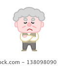 A set of simple and cute illustrations of elderly men. 138098090