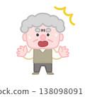 A set of simple and cute illustrations of elderly men. 138098091